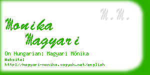 monika magyari business card